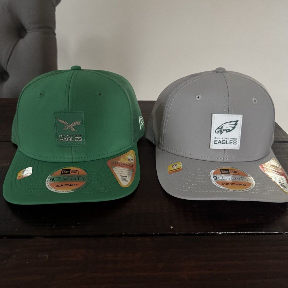 New Era Philadelphia Eagles 2025 Sideline 9Seventy Trucker Hats Lot of 2